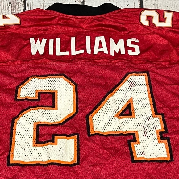 Cadillac Williams Tampa Bay Buccaneers Reebok NFL Football Sports Jersey - Picture 6 of 13